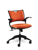 orange chair